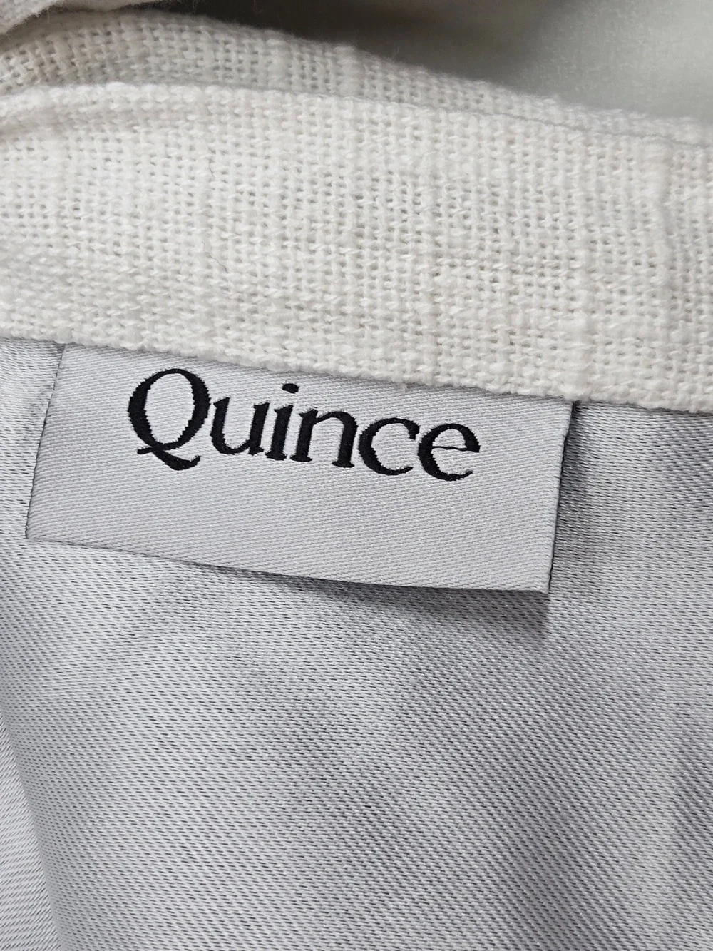 NWT QUINCE Set Of 2 48x84 Cotton Slub Room Darkening Curtains White 9740